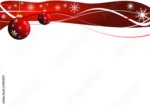 arrière-plan rouge de Noël