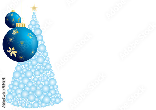 sapin de boules de Noël