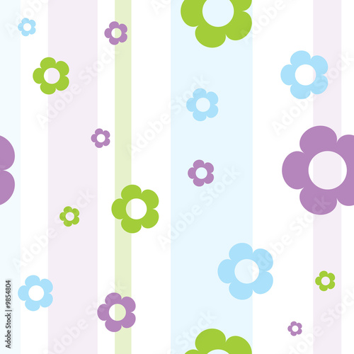 Seamless floral pattern #9854804