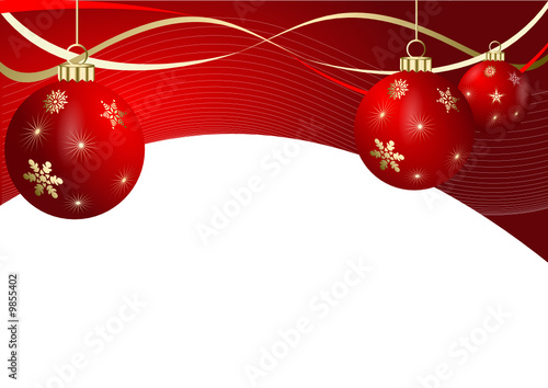 arrière-plan rouge de Noël