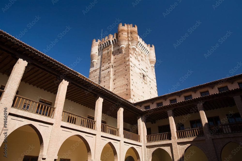 Castillo de La Mota Courtyard