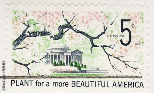 This is a vintage 1966 Stamp Plant for Beautfiful America