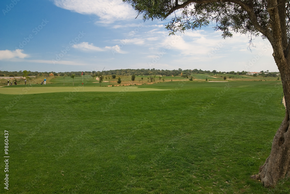Golf course in the Algarve region of Portugal Golf course in the Algarve region of Portugal