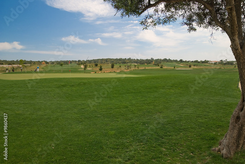 Golf course in the Algarve region of Portugal