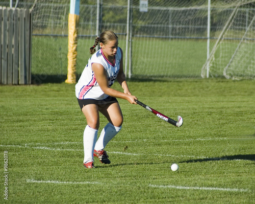 High School Field Hockey Girl