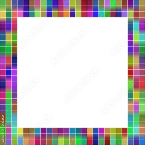 Cornice colorata e sfumata