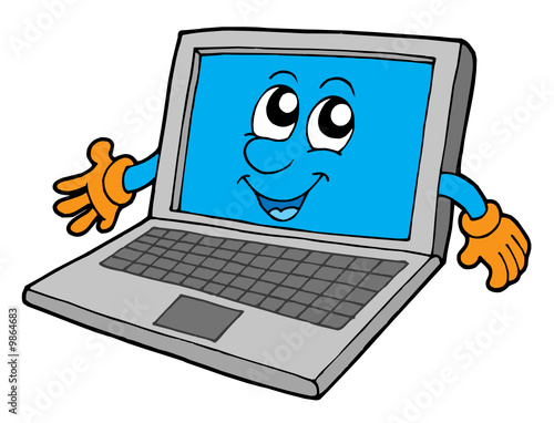 Cute laptop