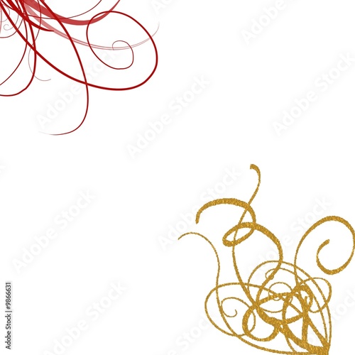 DECORATIF OR ROUGE