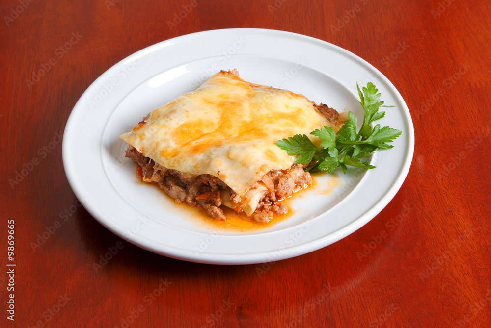 Lasagna.Italian kitchen
