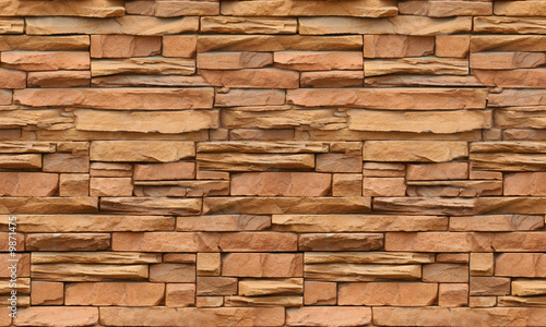 Seamless Old Stone wall brown texture