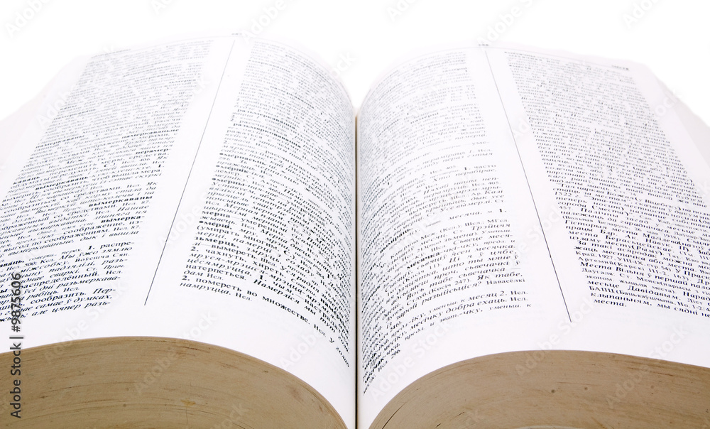 Obraz premium opened book