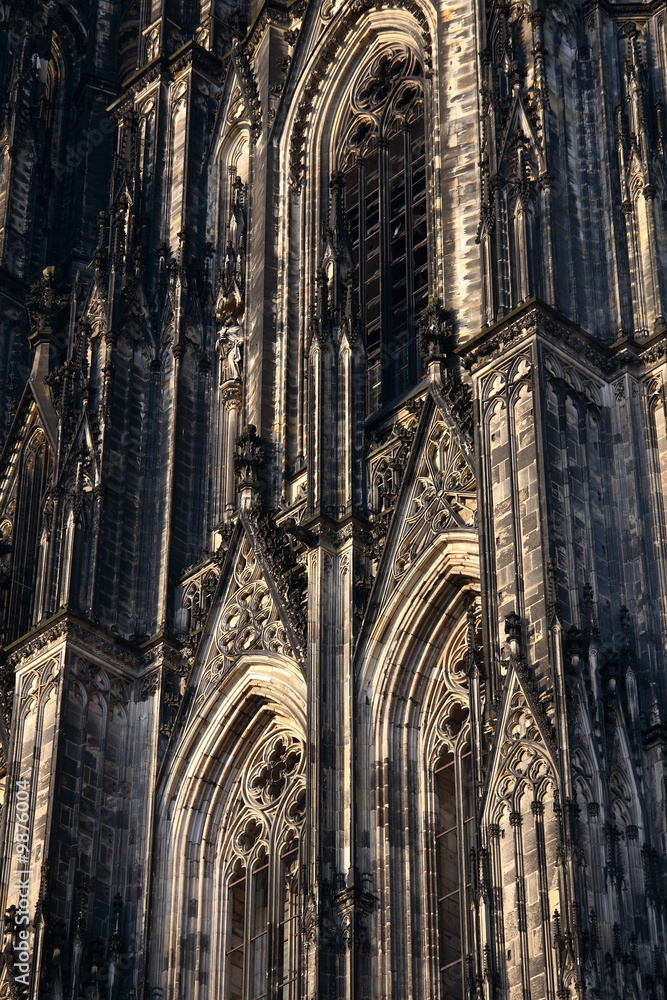 Façade du cathédrale de Cologne