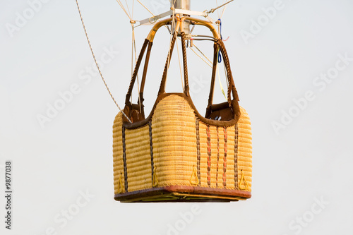Empty Hot Air Balloon Basket