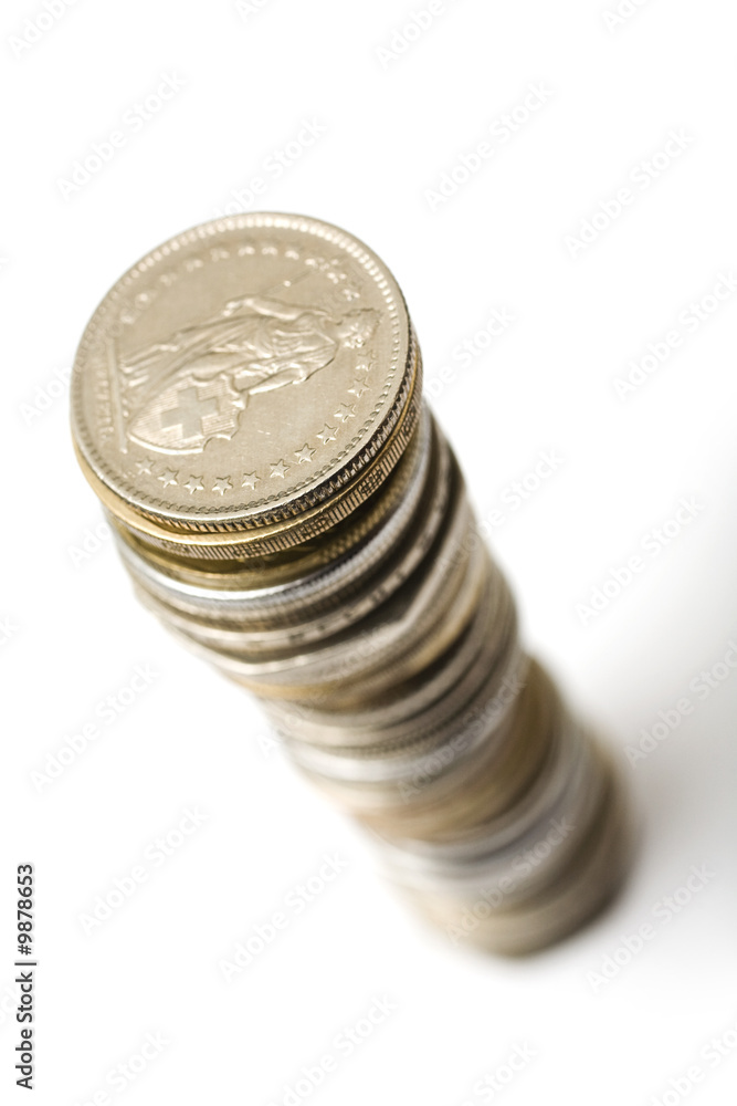 Loads of coins from around the world, isolated. Loads of coins from around the world, isolated.