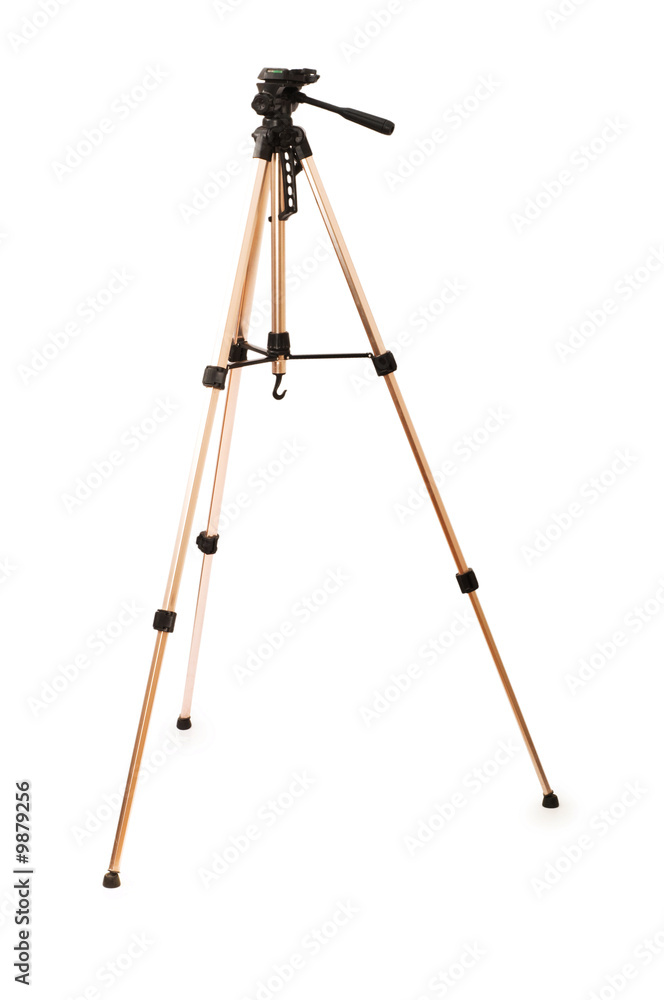 Tripod camera isolated on the white background Tripod camera isolated on the white background