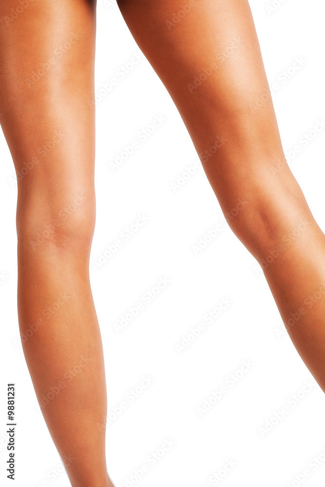 Fototapeta premium Femme et jambe