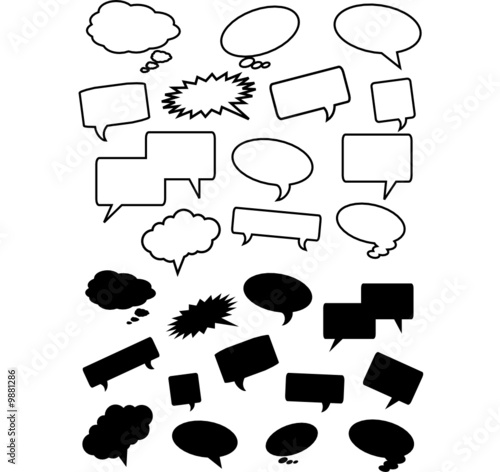 Speech bubbles