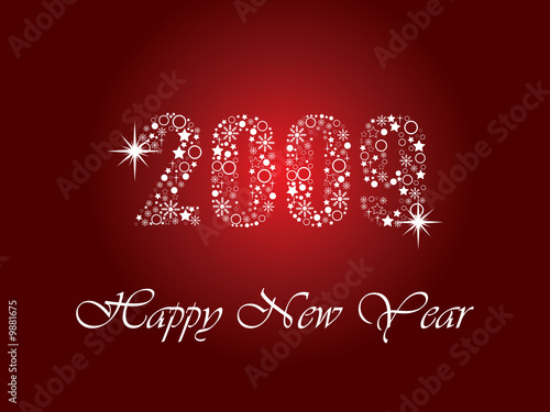 Happy new year abstract image