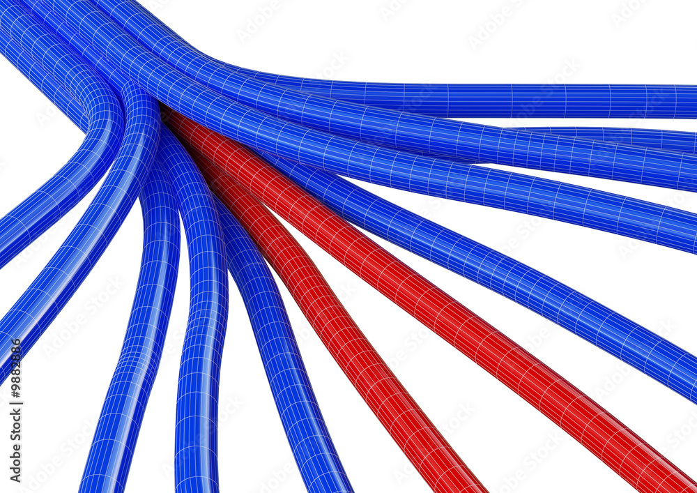 Obraz premium 3d image of isolated cable