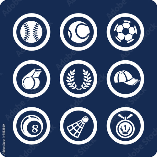 Sport vector icons (set 11, part 2)