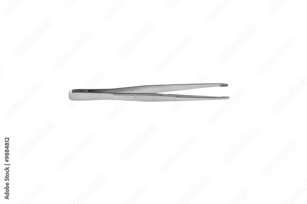 tweezers on white tweezers on white