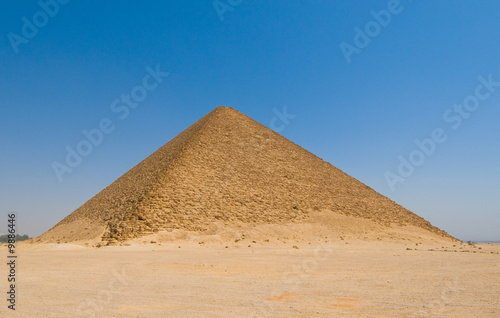 Red pyramid at Dahshur  Cairo  Egypt