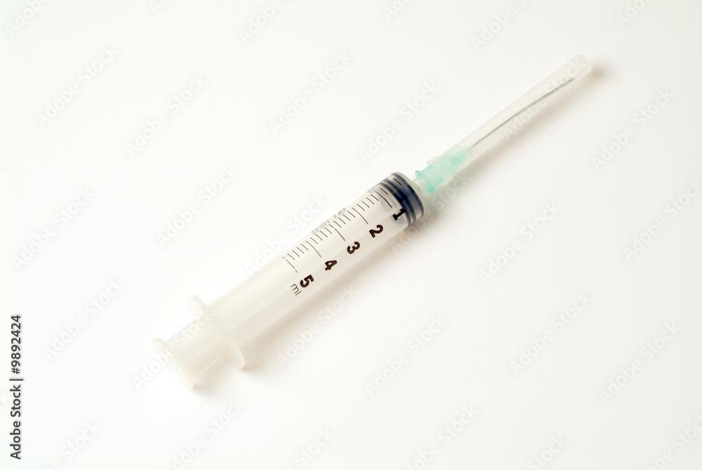 A syringe isolated A syringe isolated