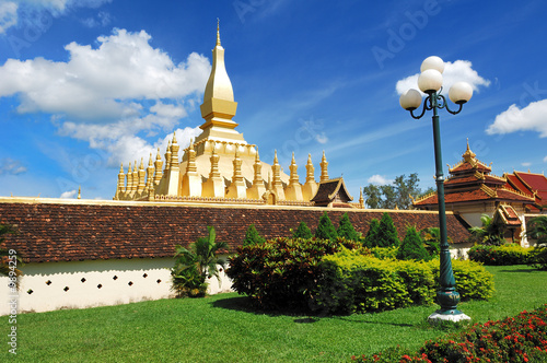 Slika na platnu Grand Stupa de Vientiane ( Pha That Luang) au Laos