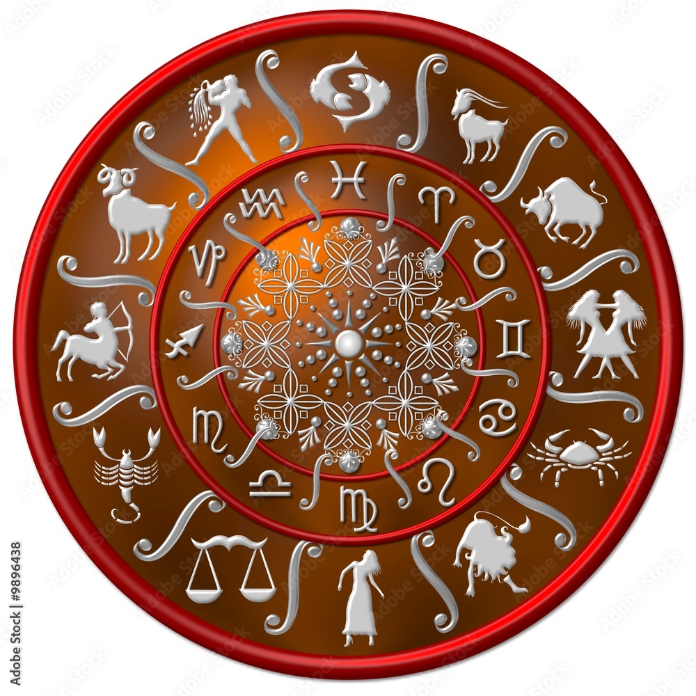 red zodiac disc