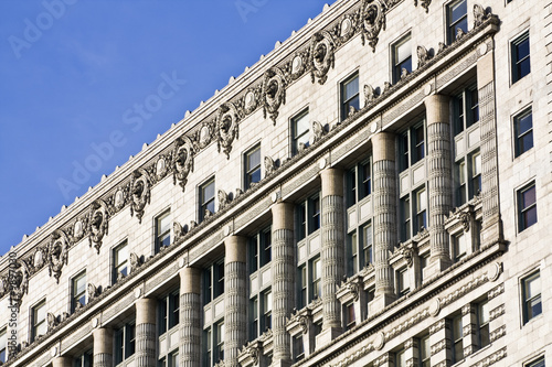 Old architecture - South Michigan Avenue in Chicago