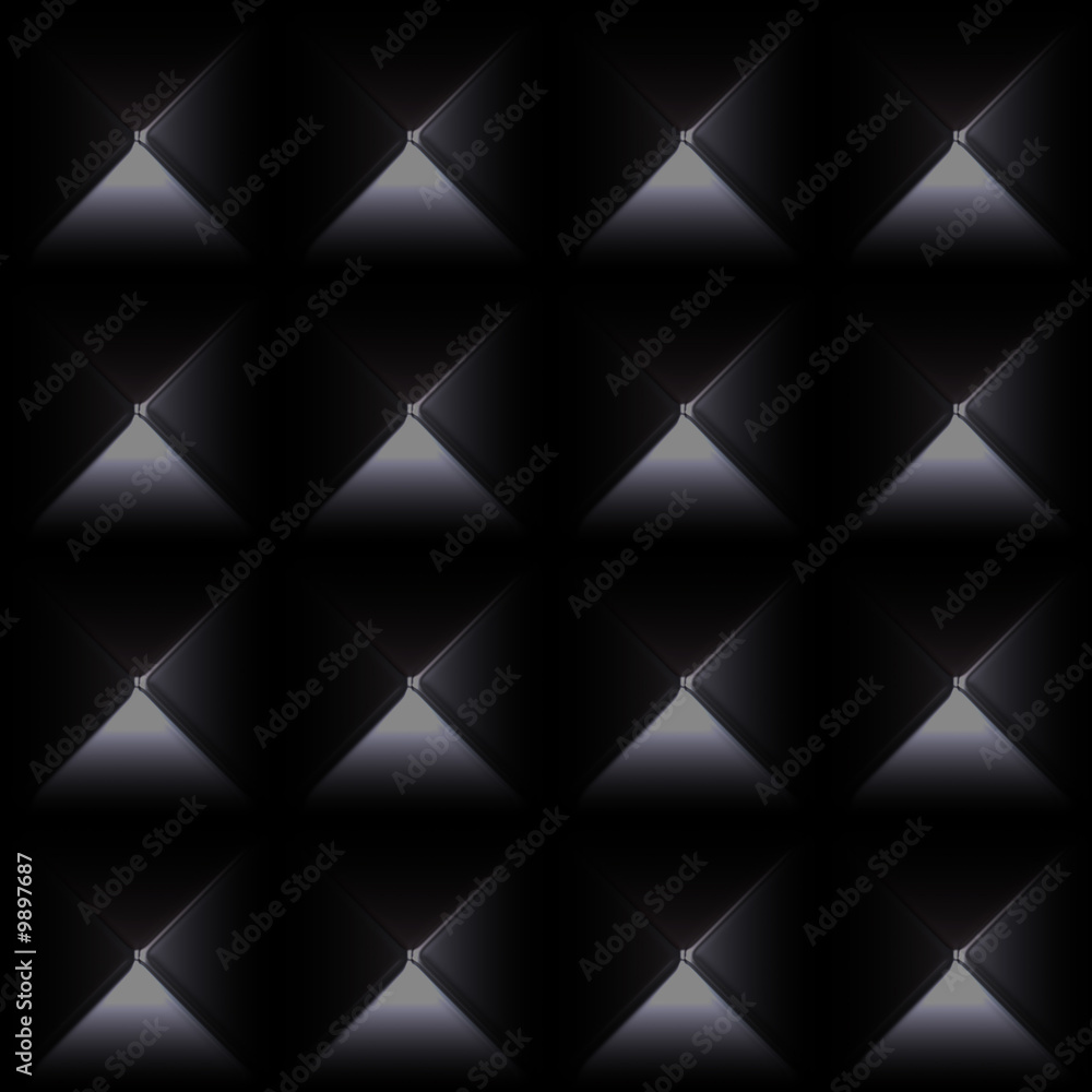Obraz premium A metal studs pattern you might find on a belt or in fashion.