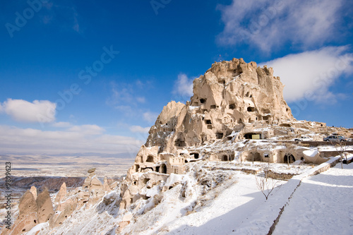 Uchisar Castle in Cappadocia