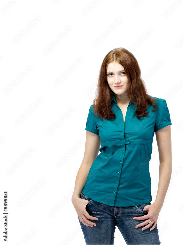 Model P mit Bluse Model P mit Bluse