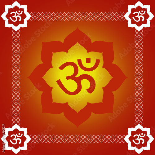Spiritual Om Background