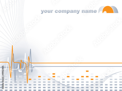 abstract vector template for medical treatment company