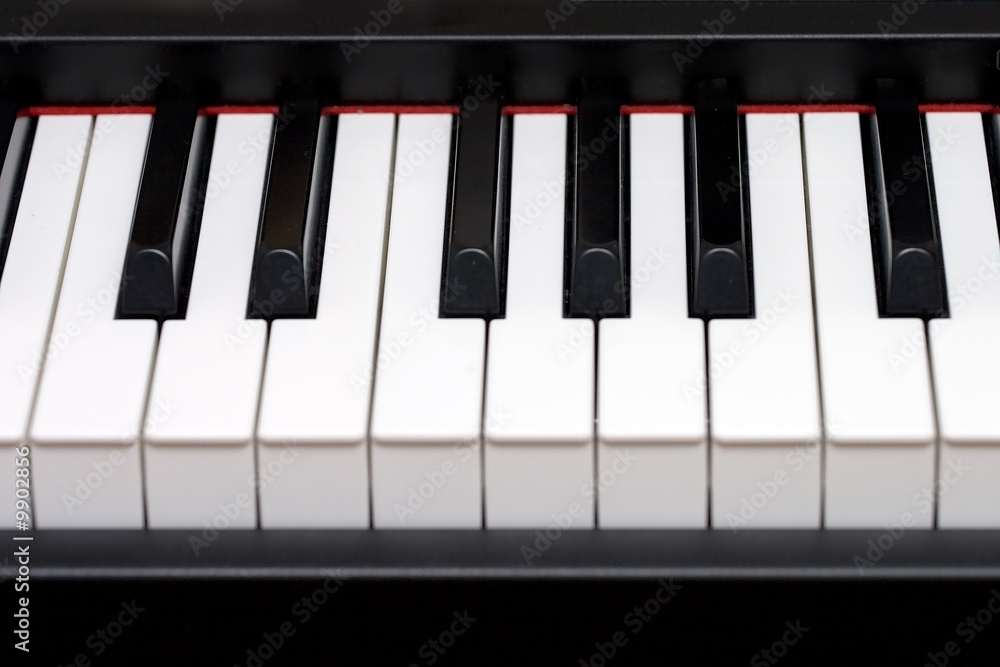 Electric piano keys - first octave #3 Electric piano keys - first octave #3