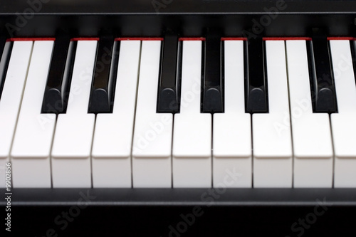 Electric piano keys - first octave  3