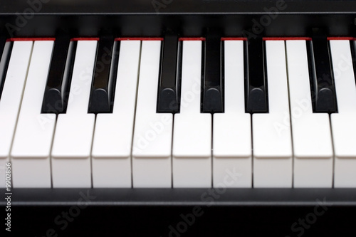 Fotografie Electric piano keys - first octave #3