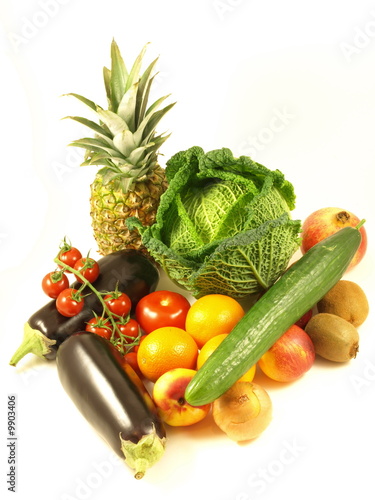 Fototapeta Naklejka Na Ścianę i Meble -  vegetables and fruits - still life