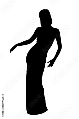 dancing silhouette
