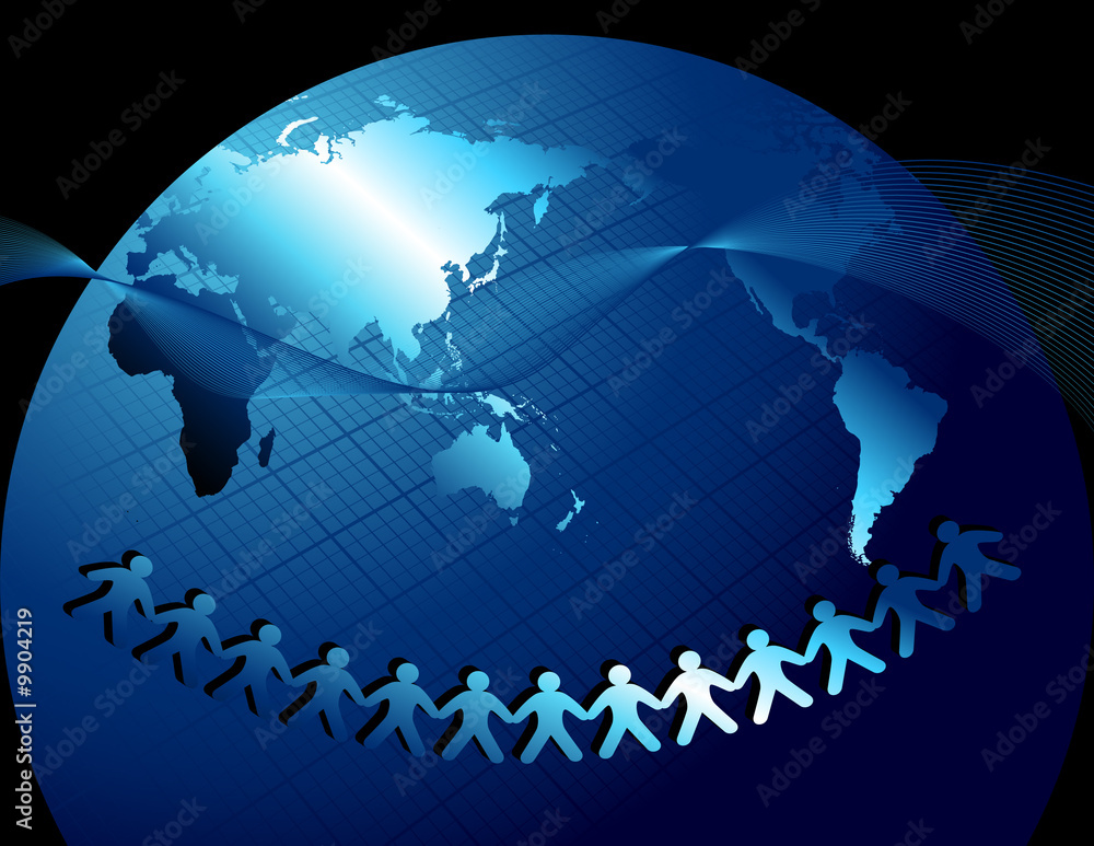 Fototapeta premium World friendship, vector illustration