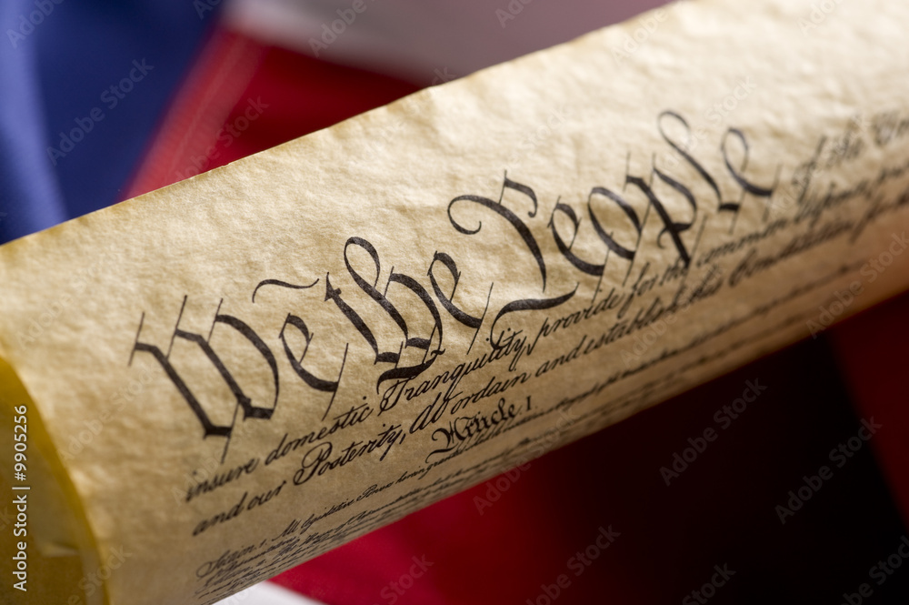 Fototapeta premium A copy of the United States Constitution