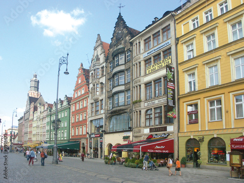 Poland, Wrocław. Houses