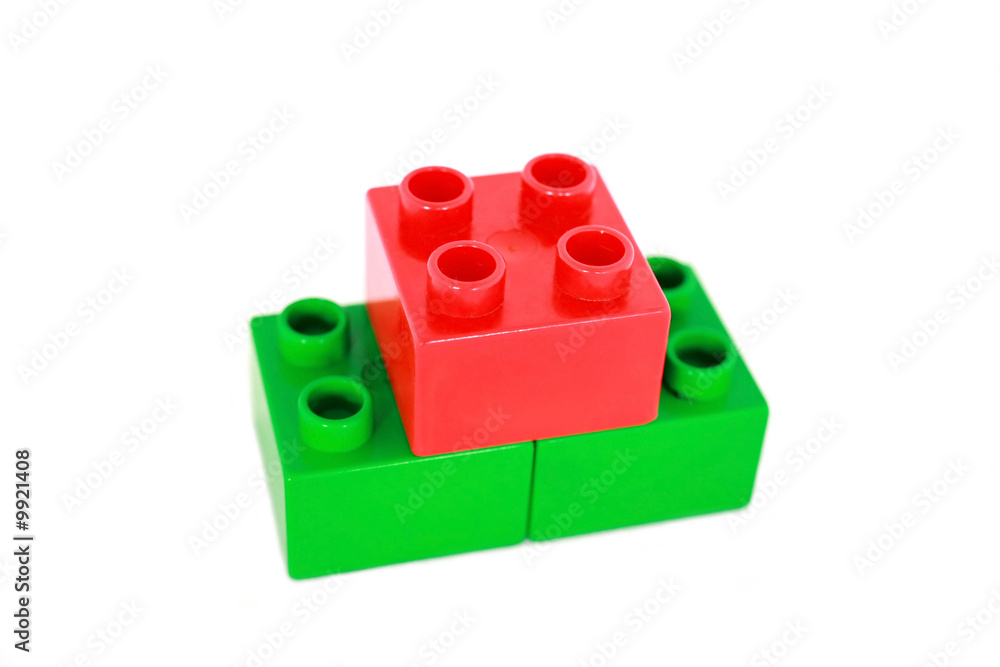 Fototapeta premium Toy Building Blocks