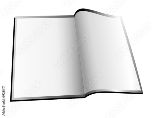 Blank White Magzine / Booklet