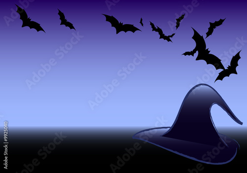 sfondo cappello pipistrelli