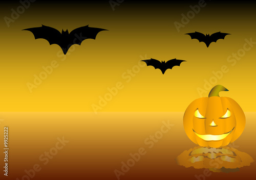 sfondo zucca halloween
