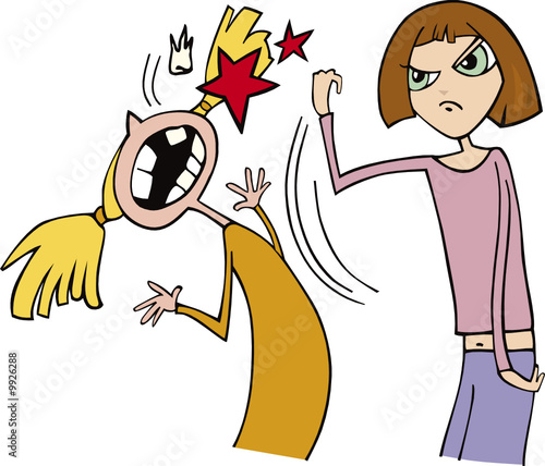 girl punch