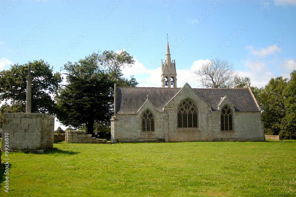 Naklejka premium église de tréminou