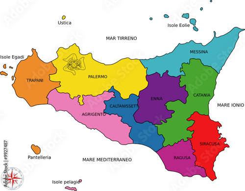cartina sicilia